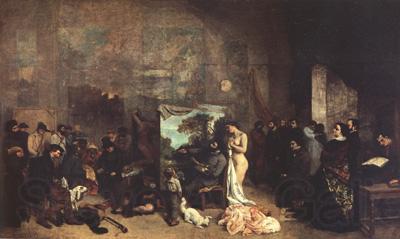 Gustave Courbet The Painter's Studio (mk22) Spain oil painting art